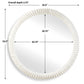 Akiko - Round Mirror - White
