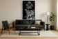 Azure Gaze Duo - 40" x 60" Framed Wall Art - Black