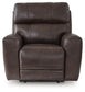Crossplex - Power Recliner / Adjustable Headrest - Smoke