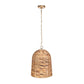 Rotorua - 1 Light Sea Grass Pendant - Light Brown