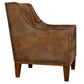 Clay - Leather Armchair - Dark Brown