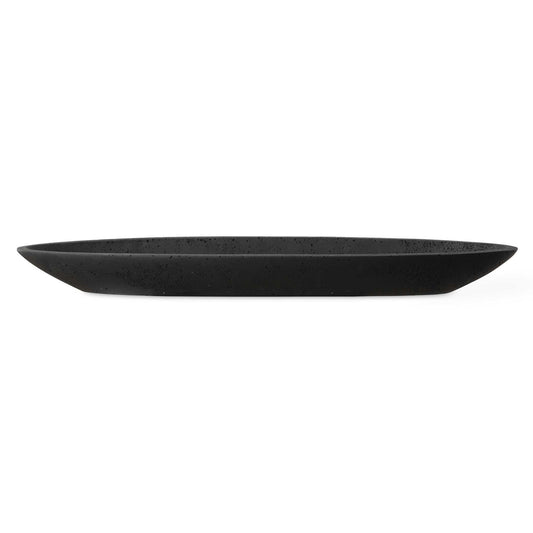 Vessel - Cast Black Canoe Bowl
