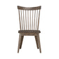 Midland Falls - Spindle Back Side Chair - Rustic Brown