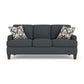 Moxy - Fabric Sofa, T-Shaped Seat Cushion, Rounded Mailbox Arms