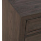 Modern Edge - Nightstand With Charging Station - Brown