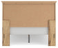 Makidern - Panel Storage Bed With Storage Footboard