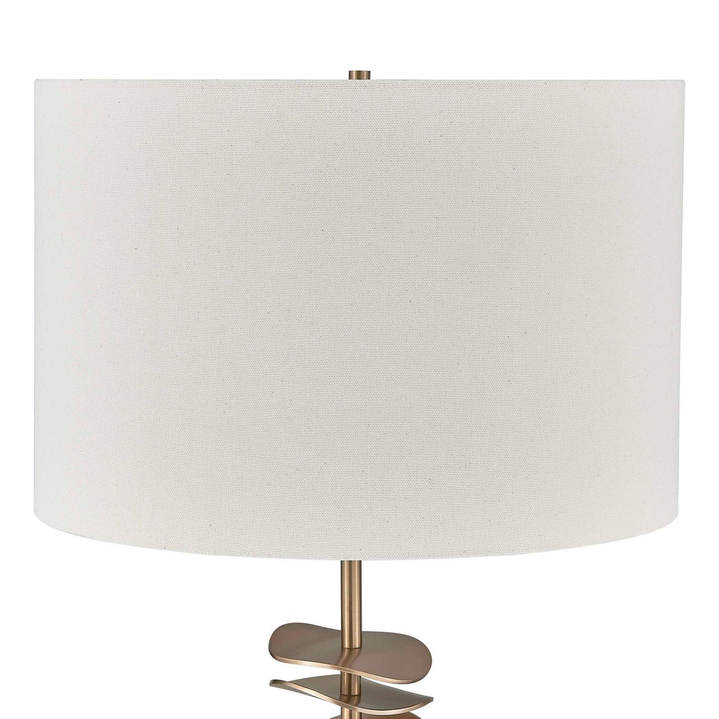 Akoa - Metal Disc Table Lamp - Brass,Gold