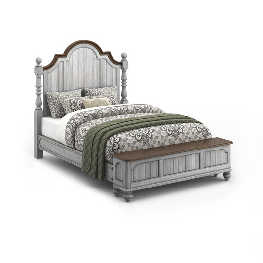 Plymouth - Queen Poster Headboard - Gray