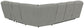 Quinn - 3 Piece Reclining Sectional With 4 Reclining Seats, Storage Arms, Storage Console With Lights, And Drop Down Table - Nature