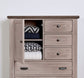 Bungalow - Armoire - Dover Gray Two Tone