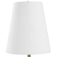 Marcela - Panda Marble Buffet Lamp - Black