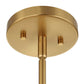 Poppins - 8 Light Brass Chandelier - White / Gold