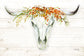 Framed - Fall Steer Skull By Marla Rae - Beige