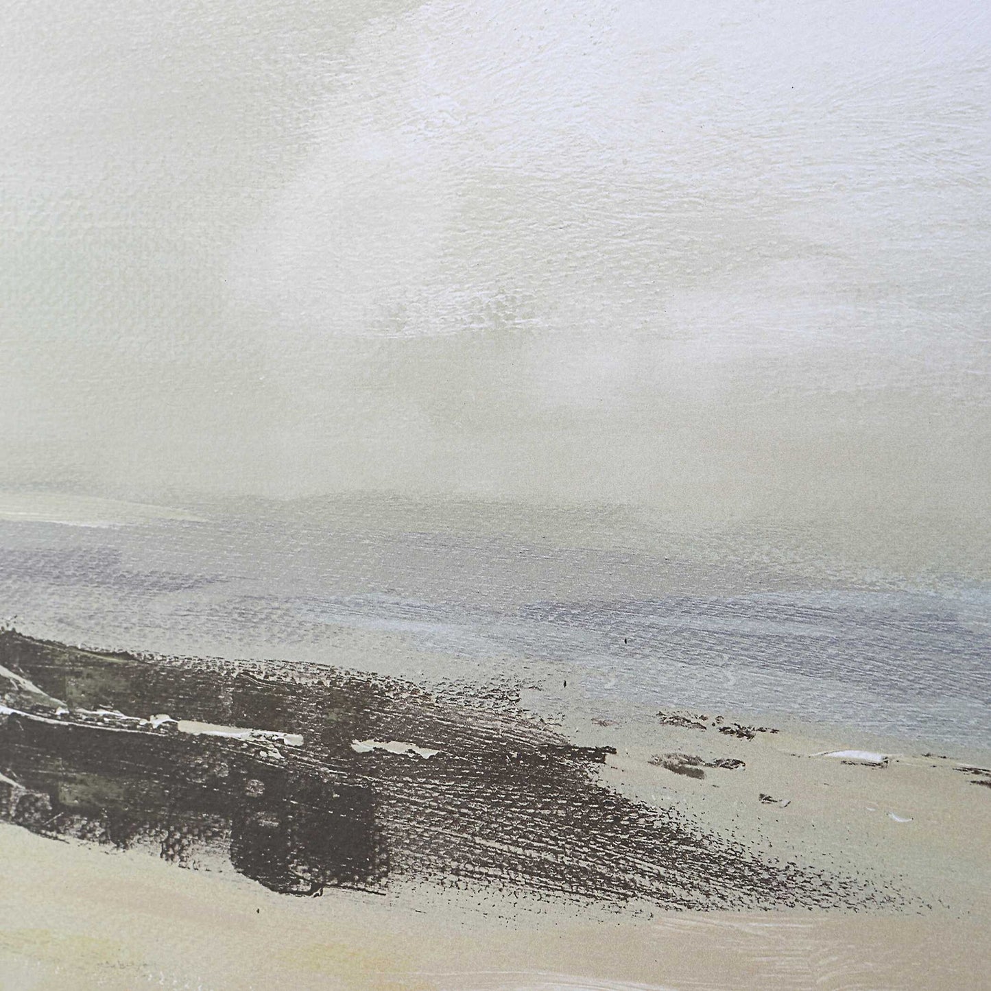 Soft Clouds - Framed Print - Pearl Silver