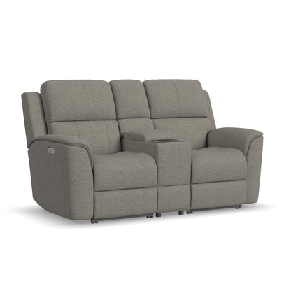 Henry - Power Reclining Loveseat With Console & Power Headrests & Lumbar