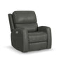 Linden - Power Swivel Gliding Recliner With Power Headrest, Lumbar, Heat & Massage