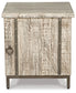 Laddford - Accent Cabinet - Shelf - Whitewash