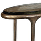 Ata - Oval Accent Table - Brass