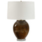Rye - Glazed Table Lamp - Brown