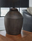 Naareman - Terracotta Table Lamp - Metallic Black