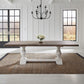 River Place - Trestle Table - Riverstone White & Tobacco