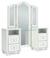 Kozlani - Vanity With Mirror - White