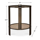 Hanson - Side Table - Bronze & Dark Glass