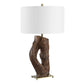 Namath - Wood Table Lamp - Brown