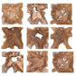 Talia - Wood Wall Decor (Set of 9) - Light Brown
