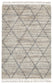Abdalah - 5' x 7' Rug - Beige / Gray