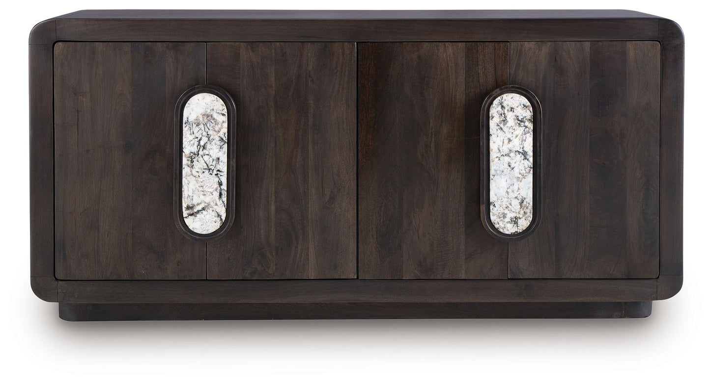 Elliston - Accent Cabinet - Espresso Brown