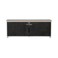 Fireplace TV Consoles - 79" Console With Fire - Medium Brown