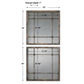 Saragano - Square Mirrors (Set of 2) - Light Brown