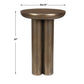 Thorp - Outdoor Accent Table - Brass