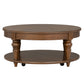 Bellevue - Round Coffee Table With Casters
