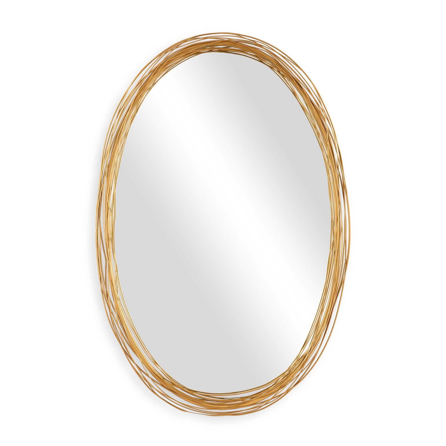 Gillian - Oval Mirror - Gold