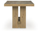 Lasinger - 5 Pc. - Counter Height Dining Table And 4 Barstools - Light Brown