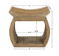 Connor - Elm Accent Stool - Light Brown