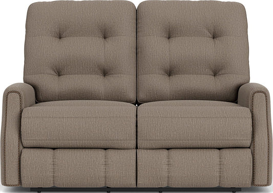Devon - Reclining Loveseat, Nailhead Trim