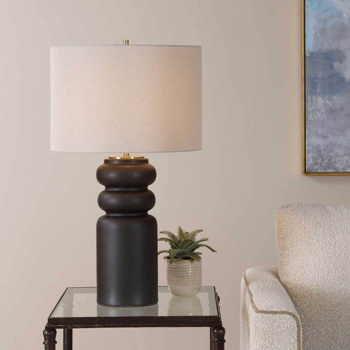 Macon - Matte Table Lamp - Black