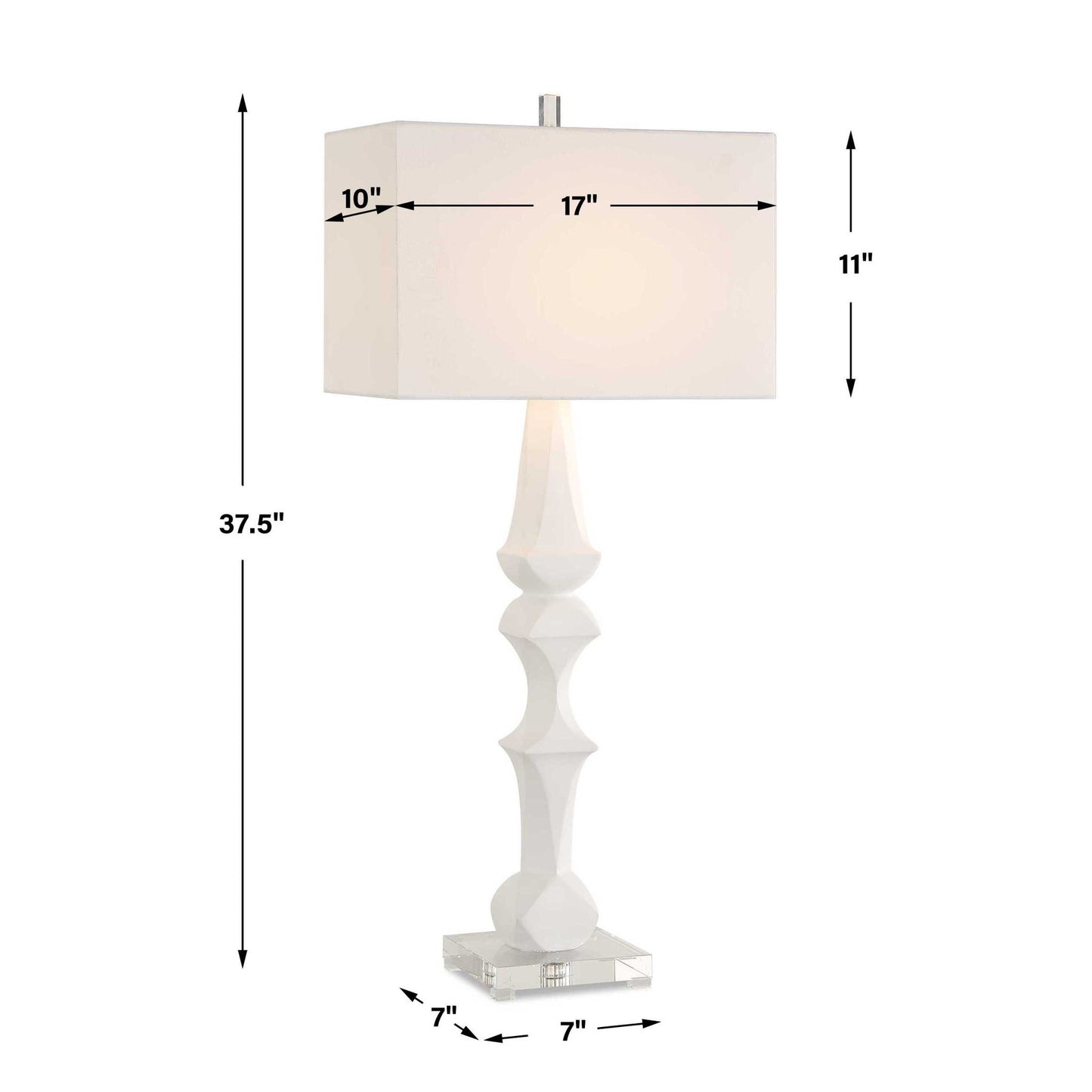 Mayme - Table Lamp - White
