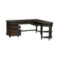 Harvest Home - L Shaped Desk Set With Hutch - Chalkboard