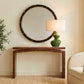 Naoko - Burl Wood Console Table - Woodtone