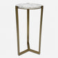 Pietra - Carrara Marble Drink Table - Bronze