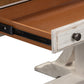 Farmhouse Reimagined - Writing Desk - Antique White / Chestnut Tops