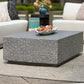 Hesston - Outdoor Concrete Coffee Table - Brown / Gray