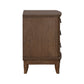 Bellevue - 3-Drawer Nightstand - Whiskey Brown