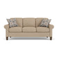 Moxy - Fabric Sofa, Curved Sock Arms