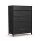 Waterfall - Drawer Chest - Black