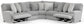 Abraxas - 5 Piece Reclining Sectional